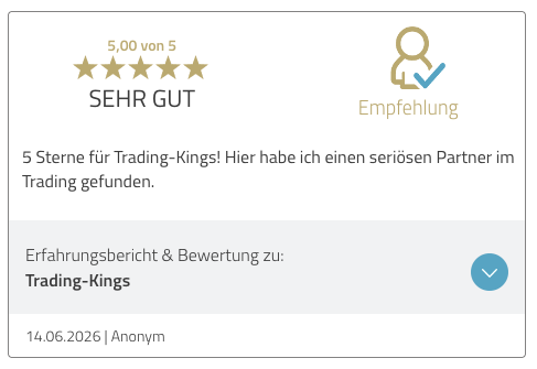 Kundenbewertung 1 für Trading-Kings